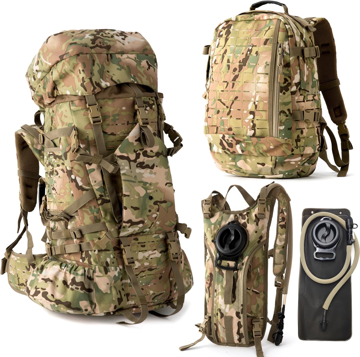 MT Military Army Large ILBE Rucksack — Multicam